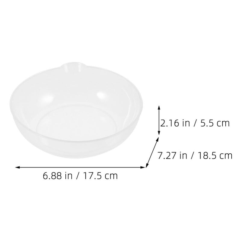 SHINEOFI Kitchen Scale Tray, 2Pcs Plastic Food Weighing Pan for Electronic Scales Reusable Tray with Large Capacity for Home Cooking Baking Use - Image 2